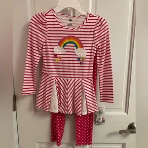 Girls Rainbow Outfit - NWT - Size 6